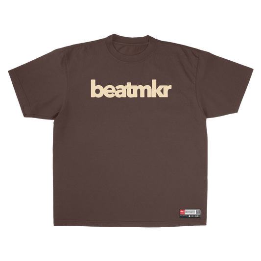 Mocha Cream Classic logo Legacy Tag Heavyweight Tee