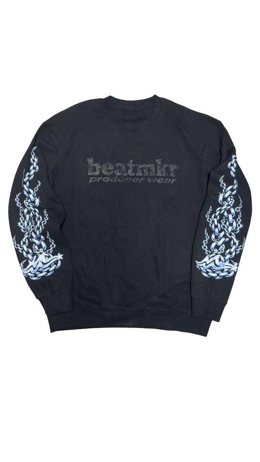 SideChain Waffle Knit Crew