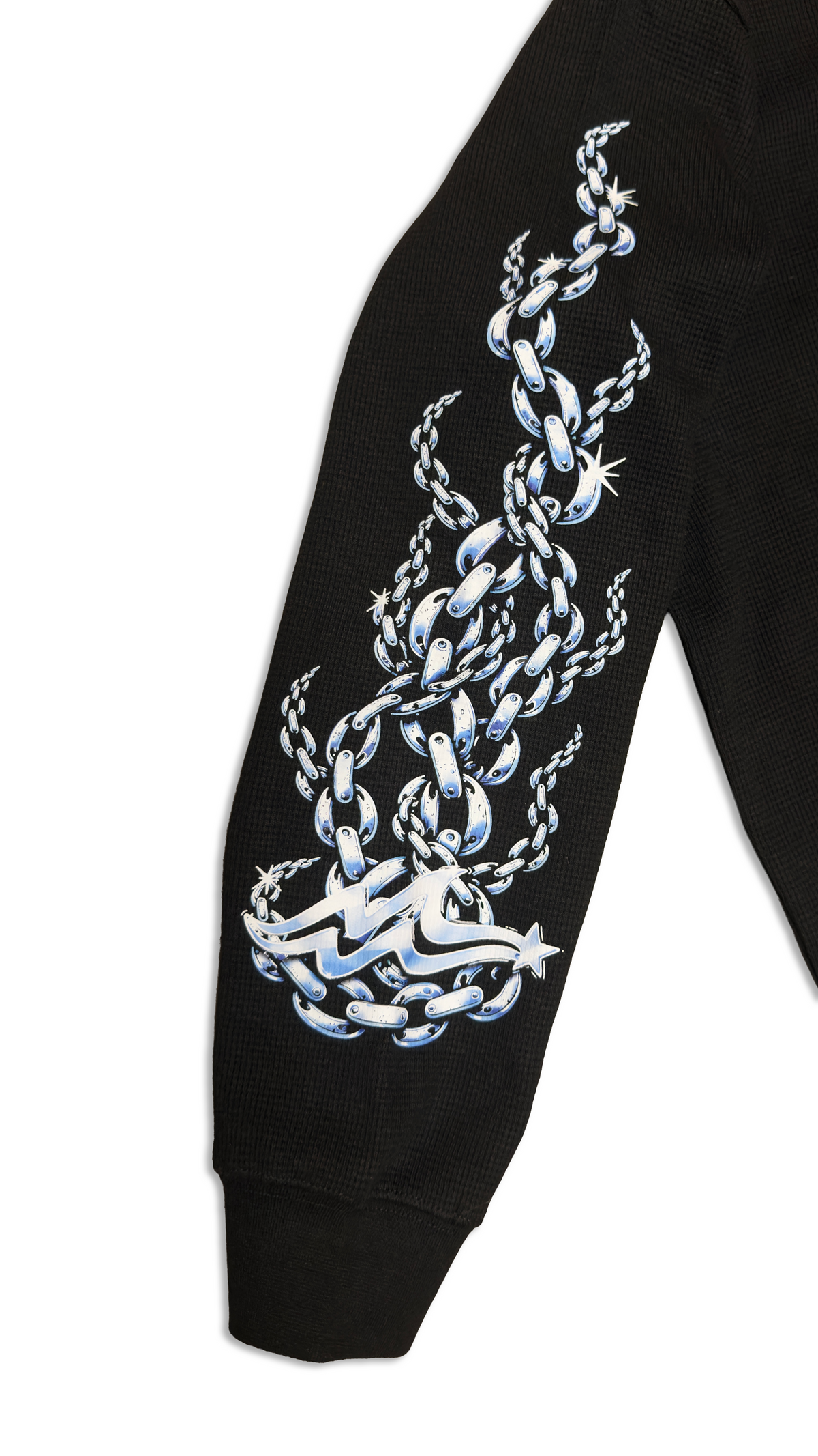 SideChain Waffle Knit Crew